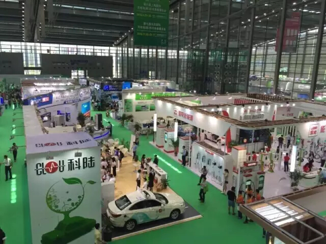 Display in loco della stazione di ricarica di Shenzhen 